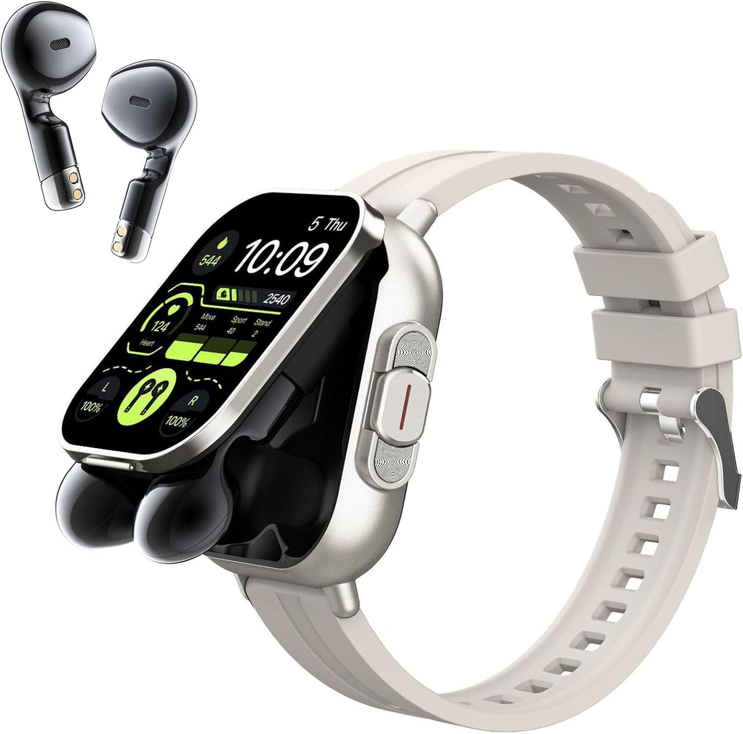 Reloj inteligente 2 en 1 con auriculares
