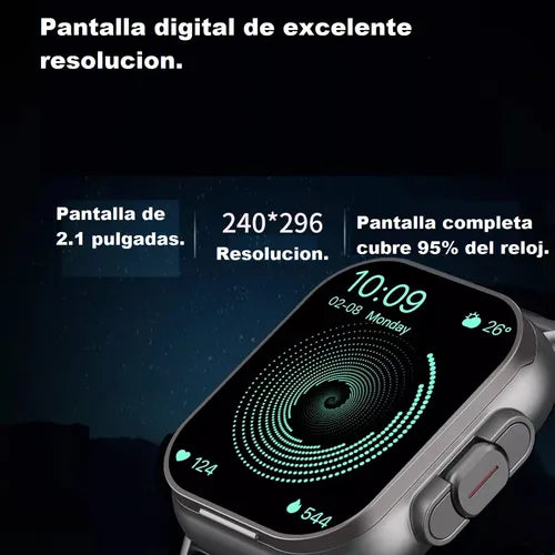 Reloj inteligente 2 en 1 con auriculares