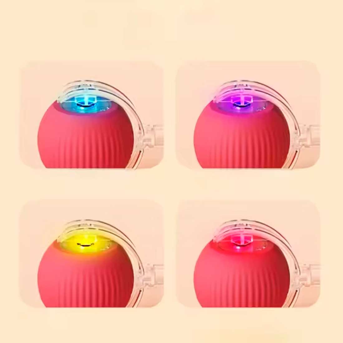 Pelota interactiva automática para gatos y perros