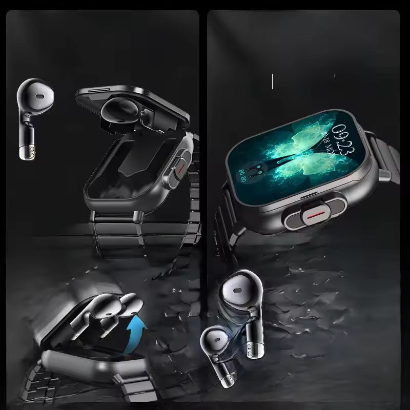 Reloj inteligente 2 en 1 con auriculares