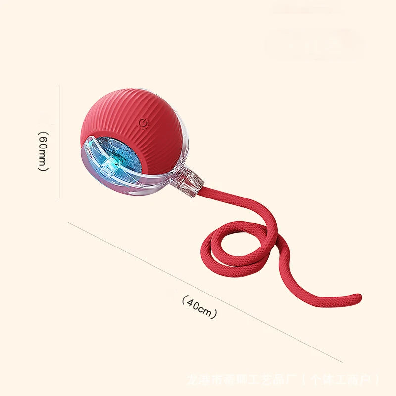 Pelota interactiva automática para gatos y perros