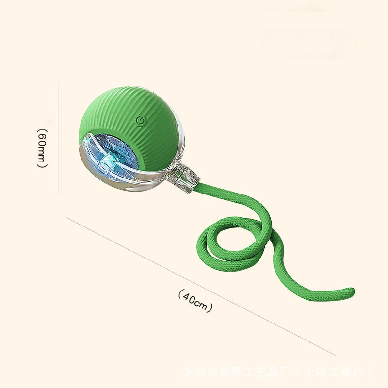 Pelota interactiva automática para gatos y perros