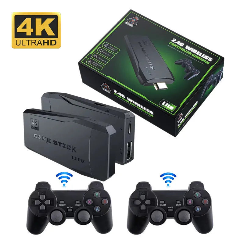 Consola Retro 4K con 10,000 Juegos y Mandos Inalámbricos