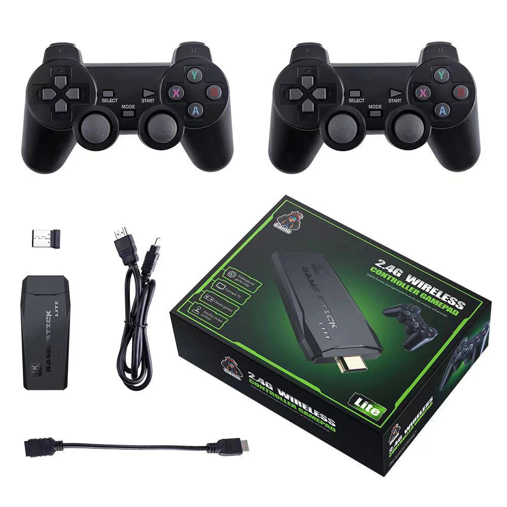 Consola Retro 4K con 10,000 Juegos y Mandos Inalámbricos