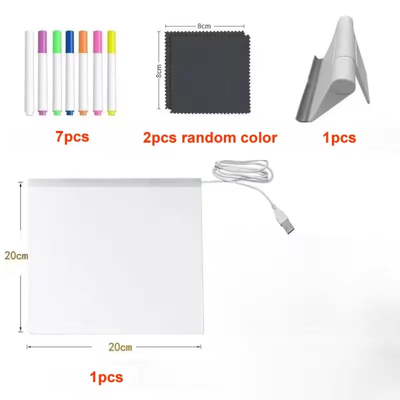 Tablero LED Mágico para Niños – Ilumina el aprendizaje con creatividad
