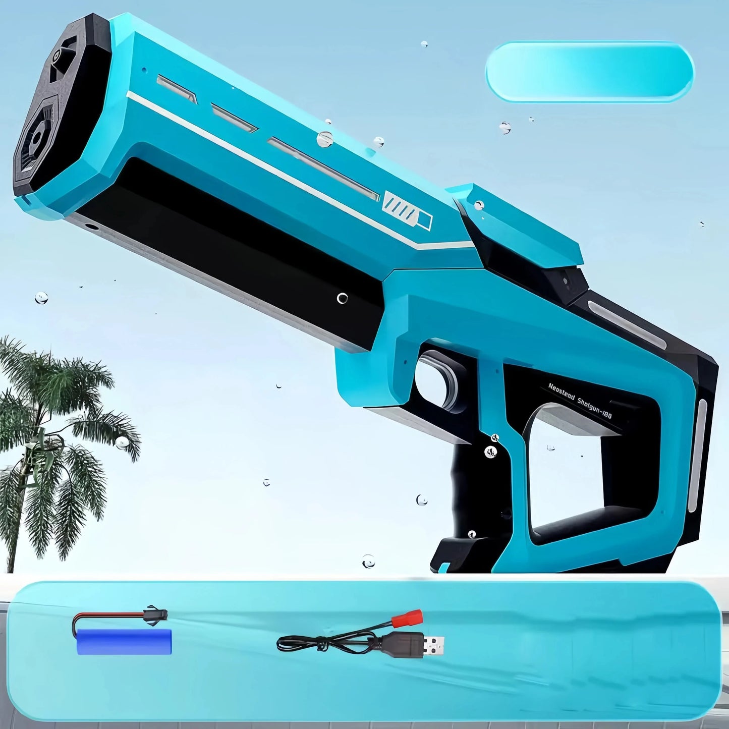 Pistola de agua de pulverización continua y gran capacidad