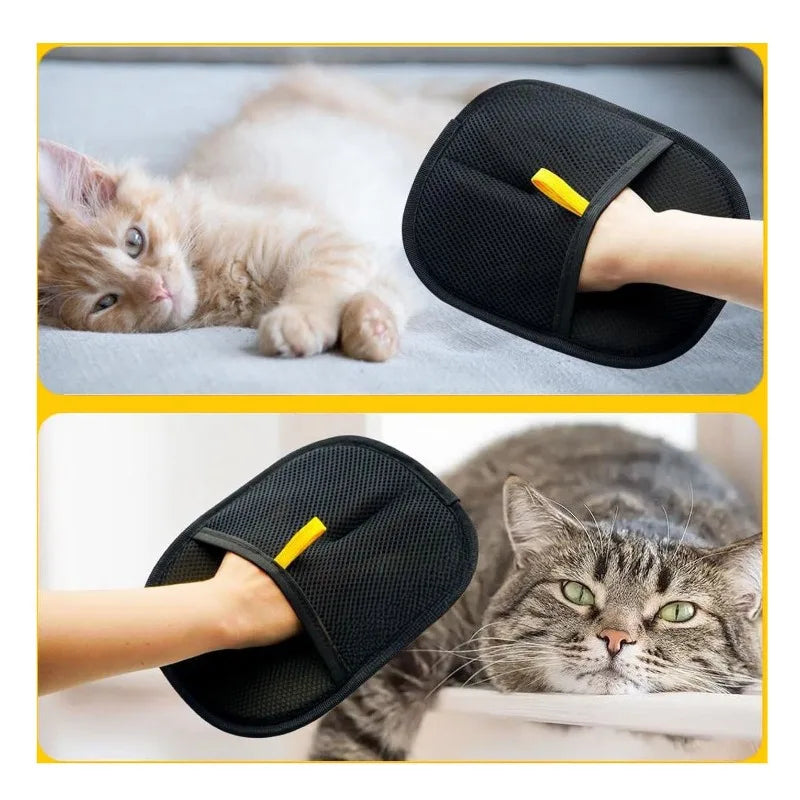 Guantes quitapelos para mascotas | Cepillado y limpieza fácil