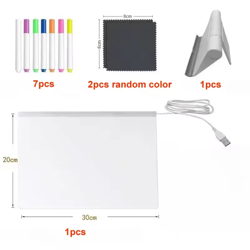 Tablero LED Mágico para Niños – Ilumina el aprendizaje con creatividad
