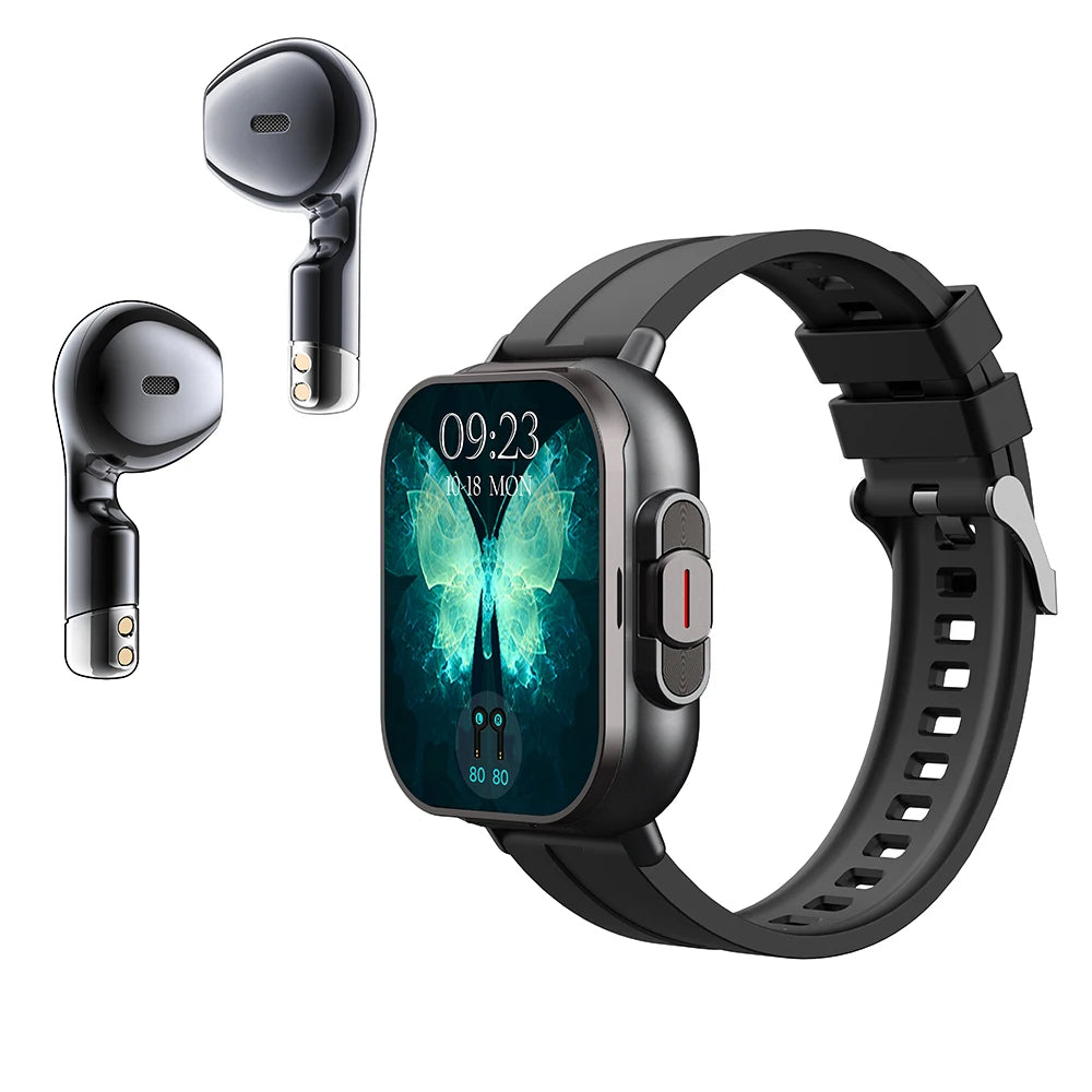 Reloj inteligente 2 en 1 con auriculares