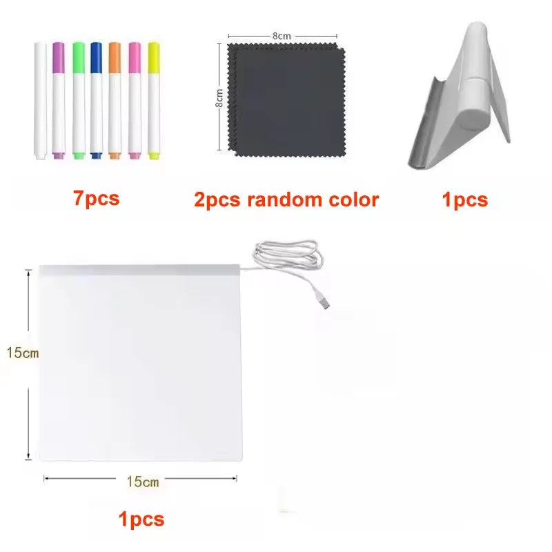Tablero LED Mágico para Niños – Ilumina el aprendizaje con creatividad