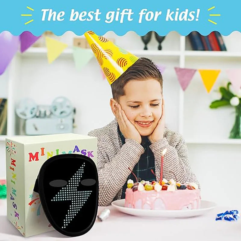 Máscara LED Divertida para Niños