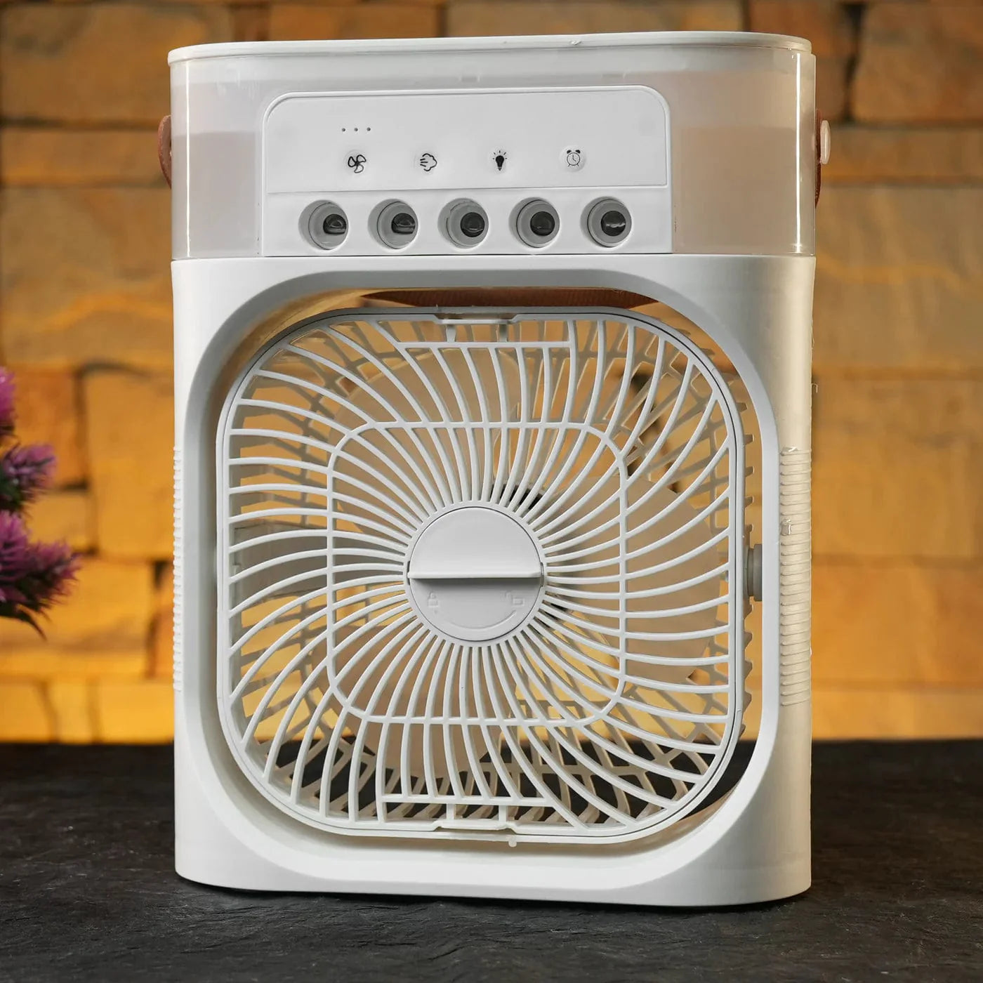 Ventilador 3 en 1, climatizador portátil con luz LED nocturna
