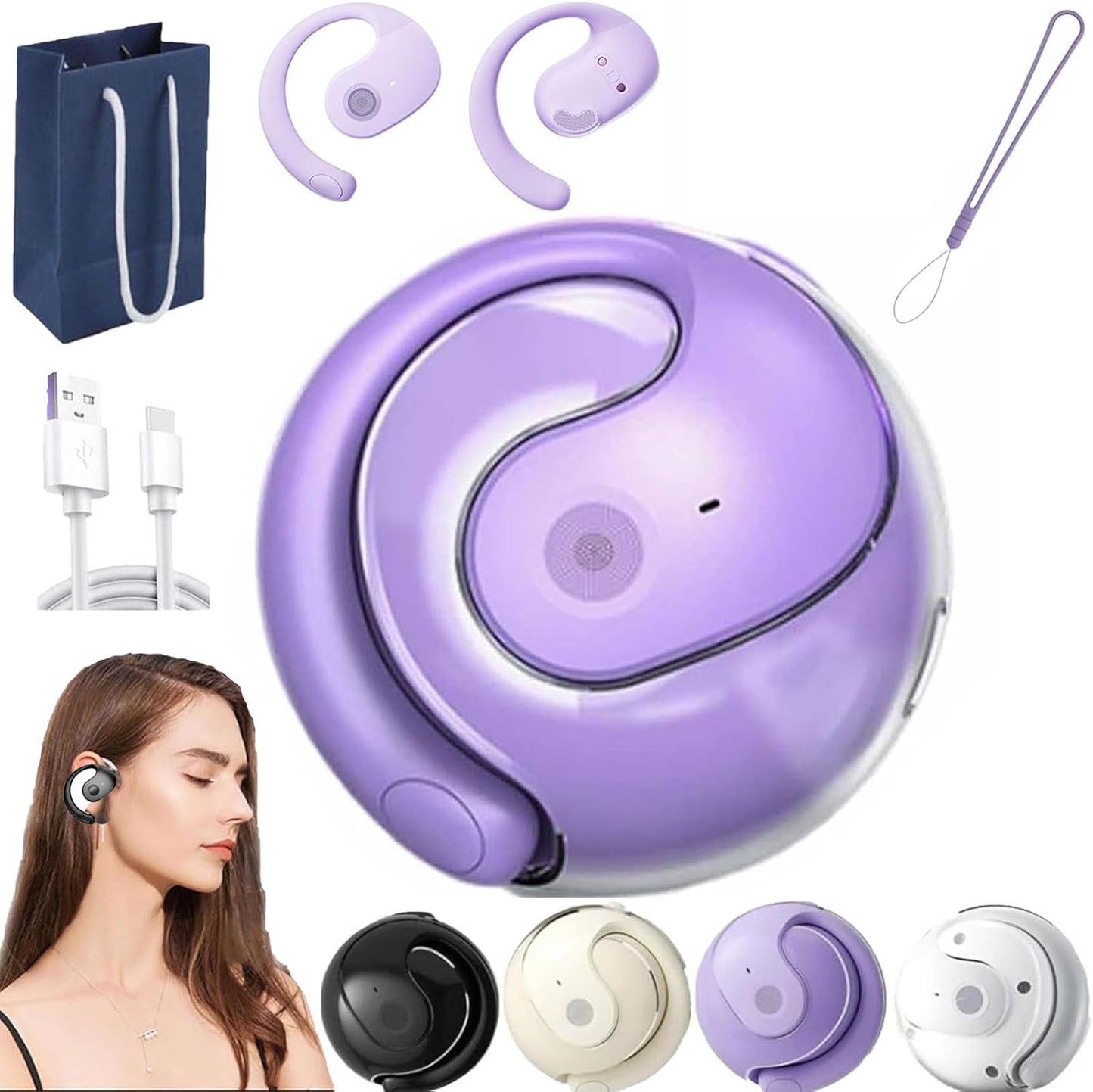 Auriculares Bluetooth Inalámbricos con Traductor – 144 Idiomas