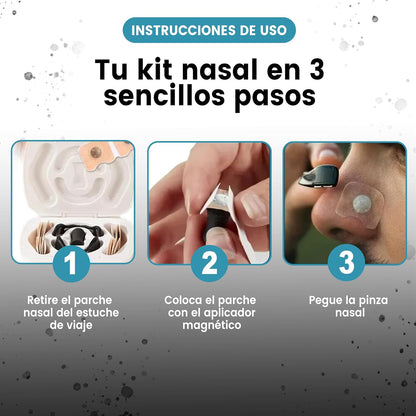 Clip Nasal Mágico para Respirar Mejor - Deja de Roncar