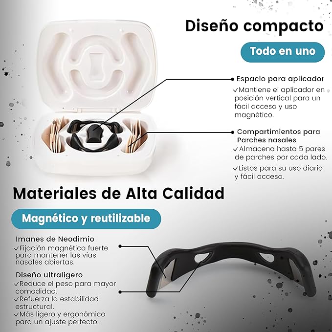 Clip Nasal Mágico para Respirar Mejor - Deja de Roncar