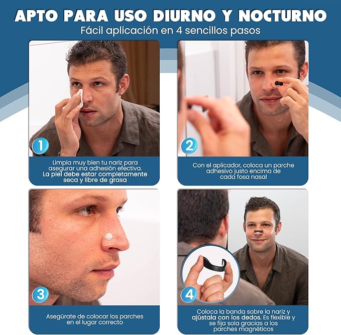 Clip Nasal Mágico para Respirar Mejor - Deja de Roncar