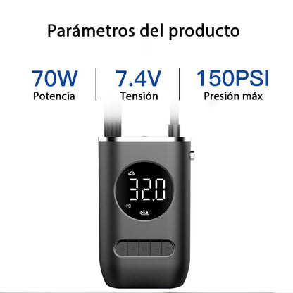 Mini Inflador de Neumáticos Eléctrico Portátil