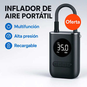 Mini Inflador de Neumáticos Eléctrico Portátil