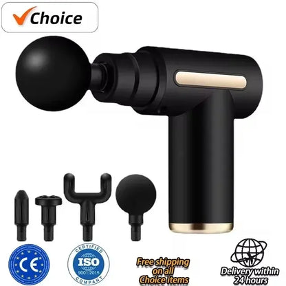 Mini pistola de masaje USB para relajación muscular