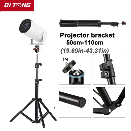 Soporte portátil universal DITONG de 110 cm para proyector magcubic HY300 pro