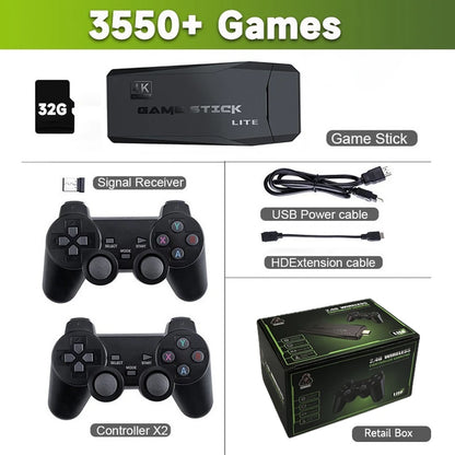 Consola Retro 4K con 10,000 Juegos y Mandos Inalámbricos