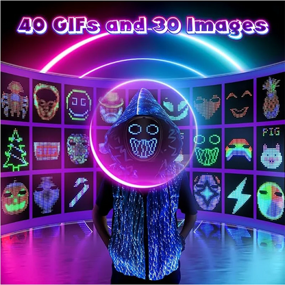 Máscara LED Divertida para Niños
