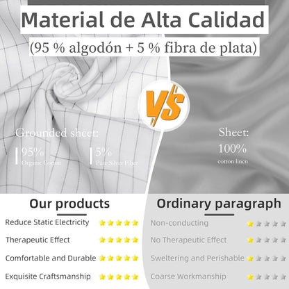 Sábana Sueño Reparador con Toma de Tierra