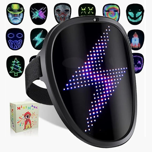 Máscara LED Divertida para Niños