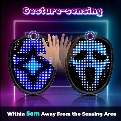 Máscara LED Divertida para Niños